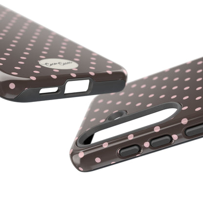 Brown Polka Dot Samsung Case