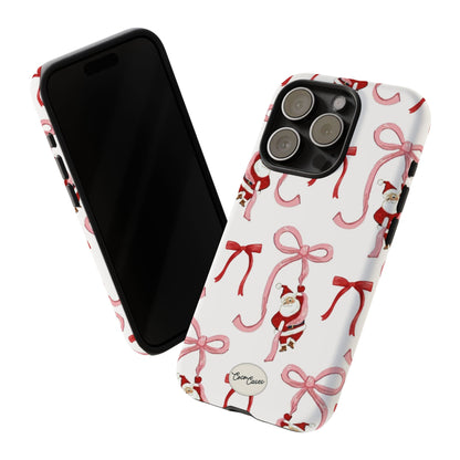 Santa’s Bow Ride iPhone Case