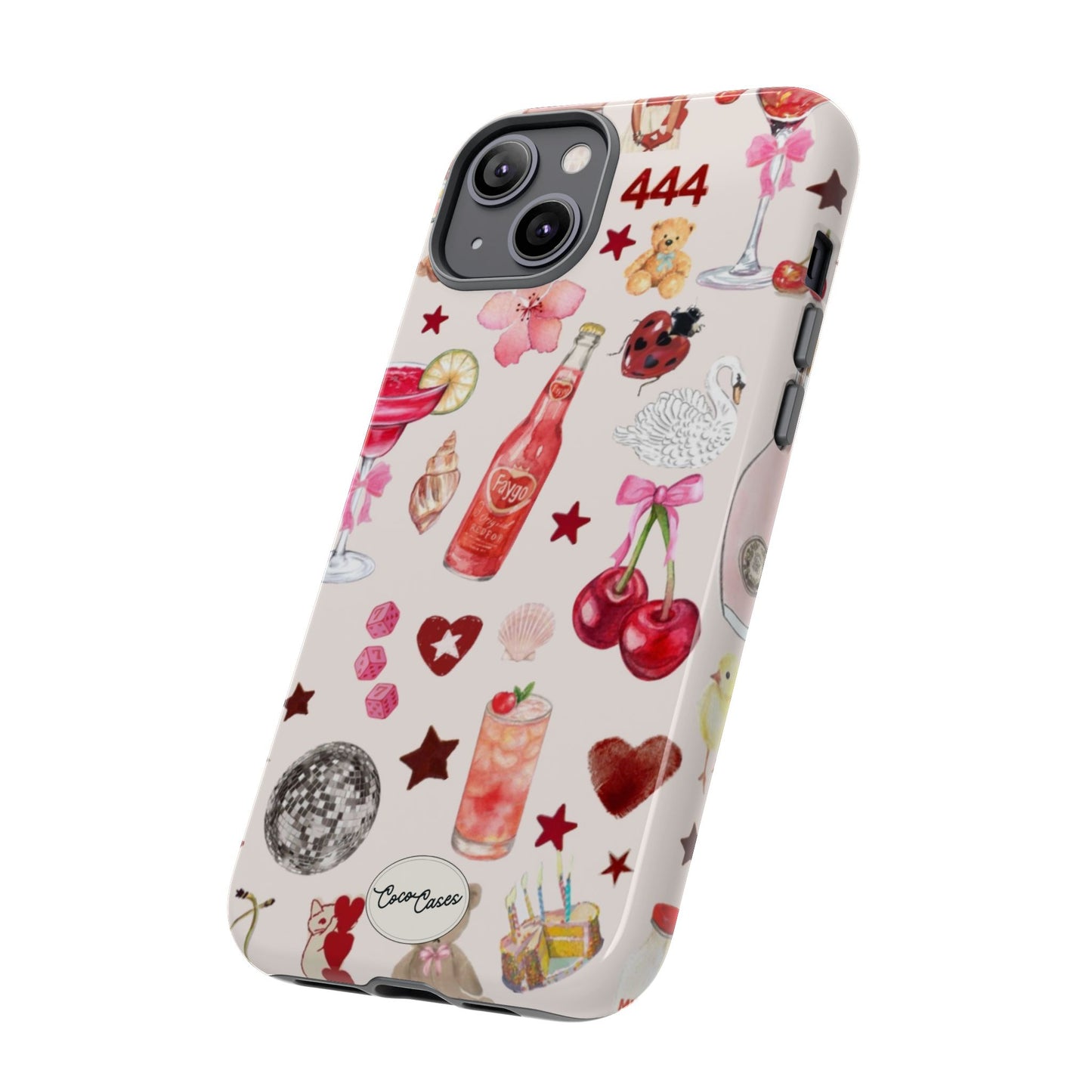 Pink Clutter iPhone Case