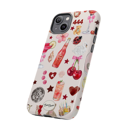 Pink Clutter iPhone Case