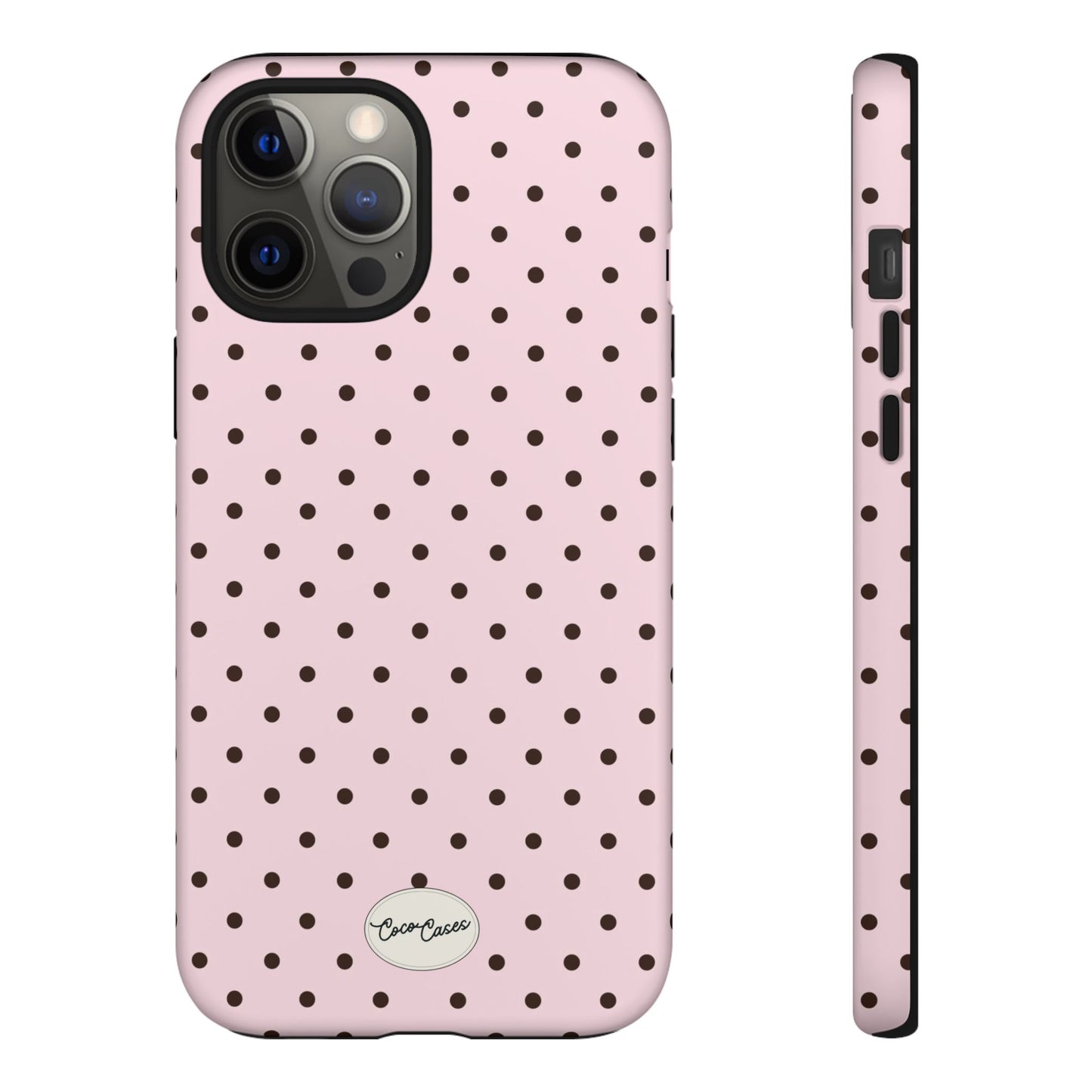 Pink Polka Dot iPhone Case