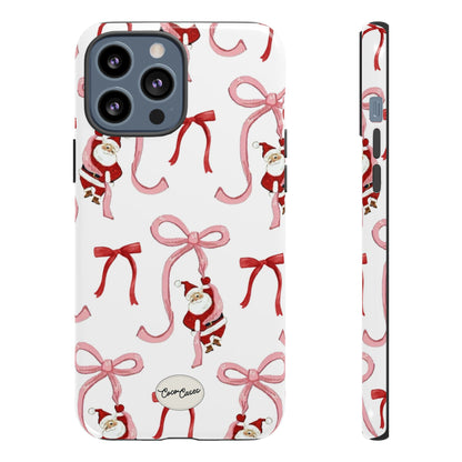 Santa’s Bow Ride iPhone Case