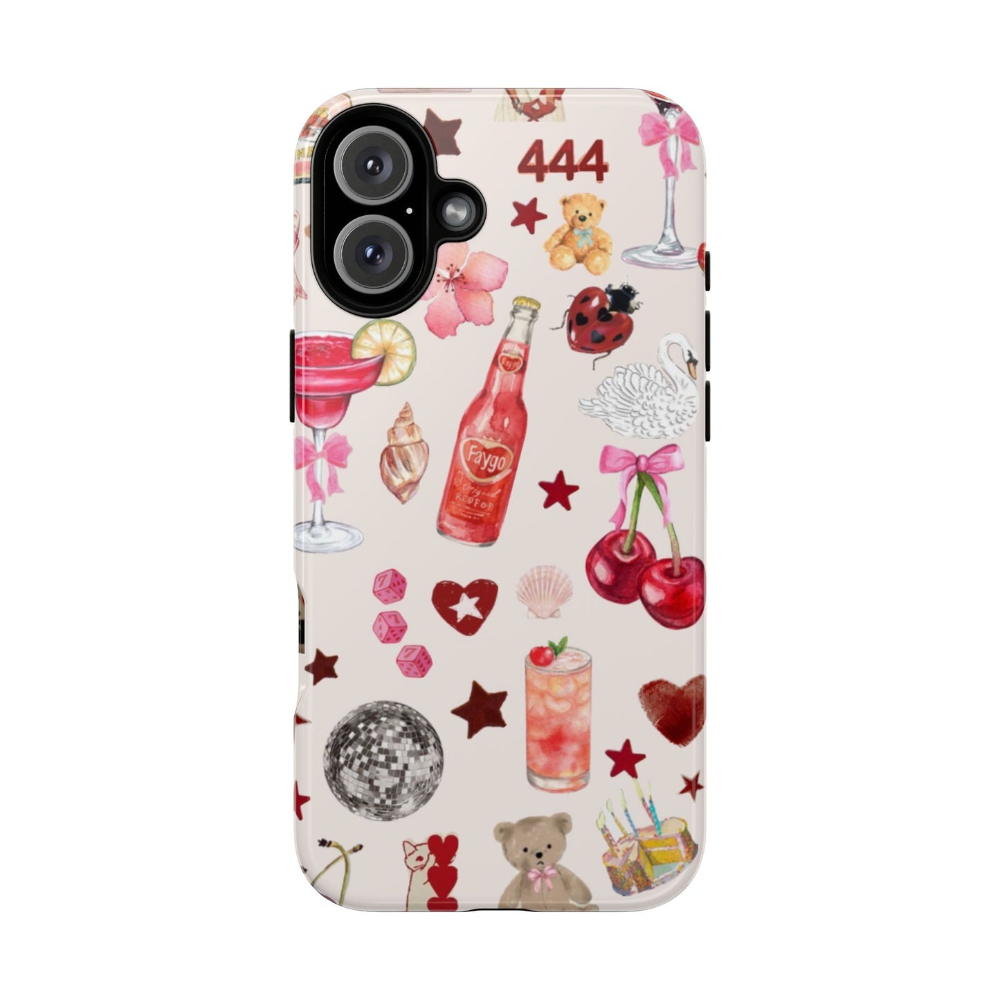 Pink Clutter iPhone Case