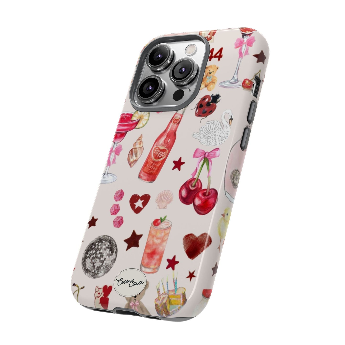 Pink Clutter iPhone Case