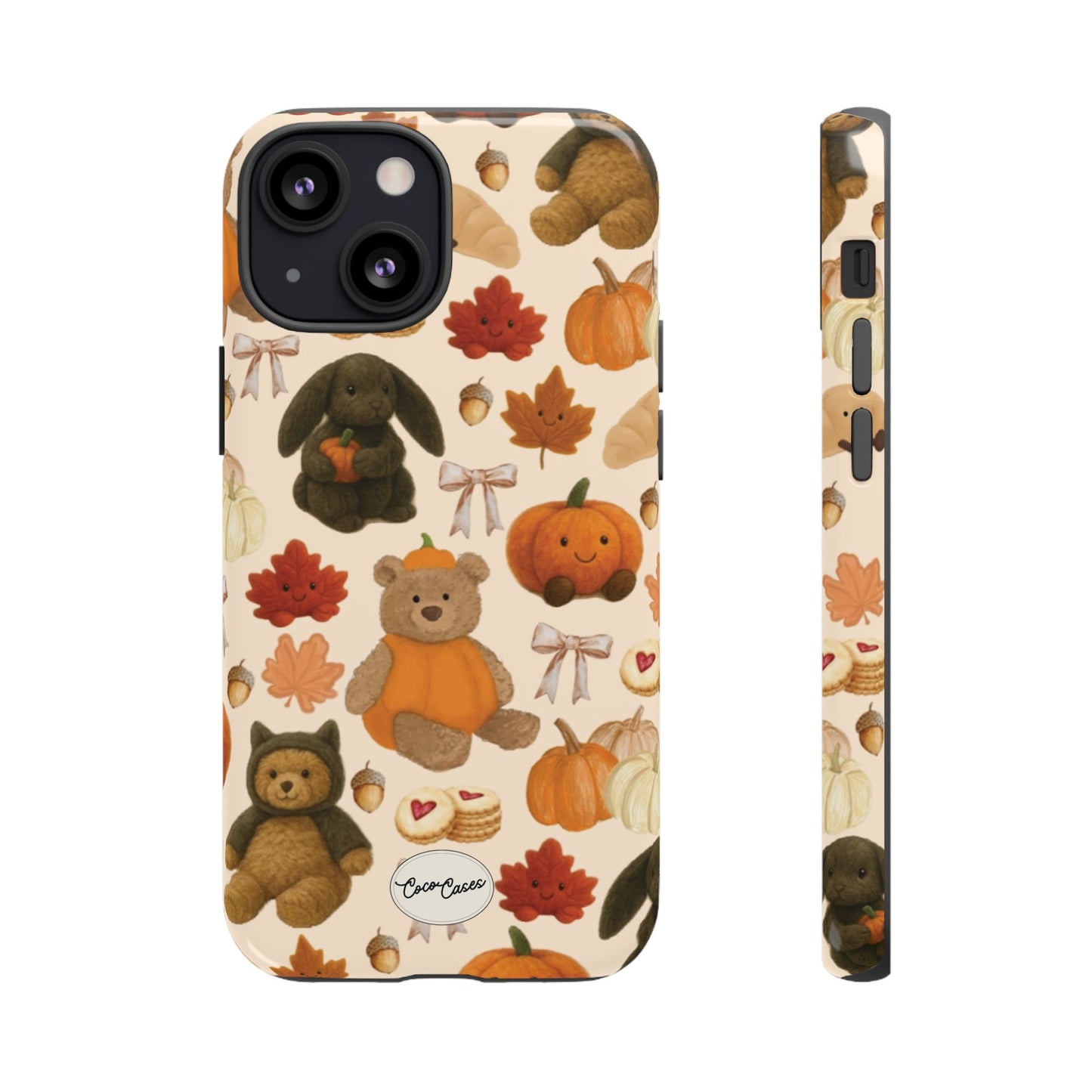 Autumn Teddies iPhone Case