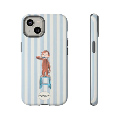 Striped Monkey iPhone Case