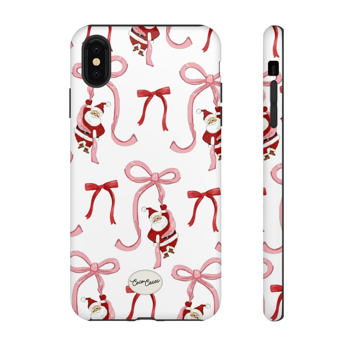Santa’s Bow Ride iPhone Case