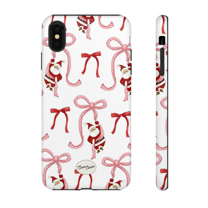Santa’s Bow Ride iPhone Case