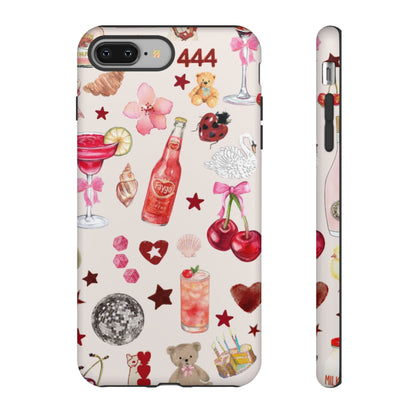 Pink Clutter iPhone Case