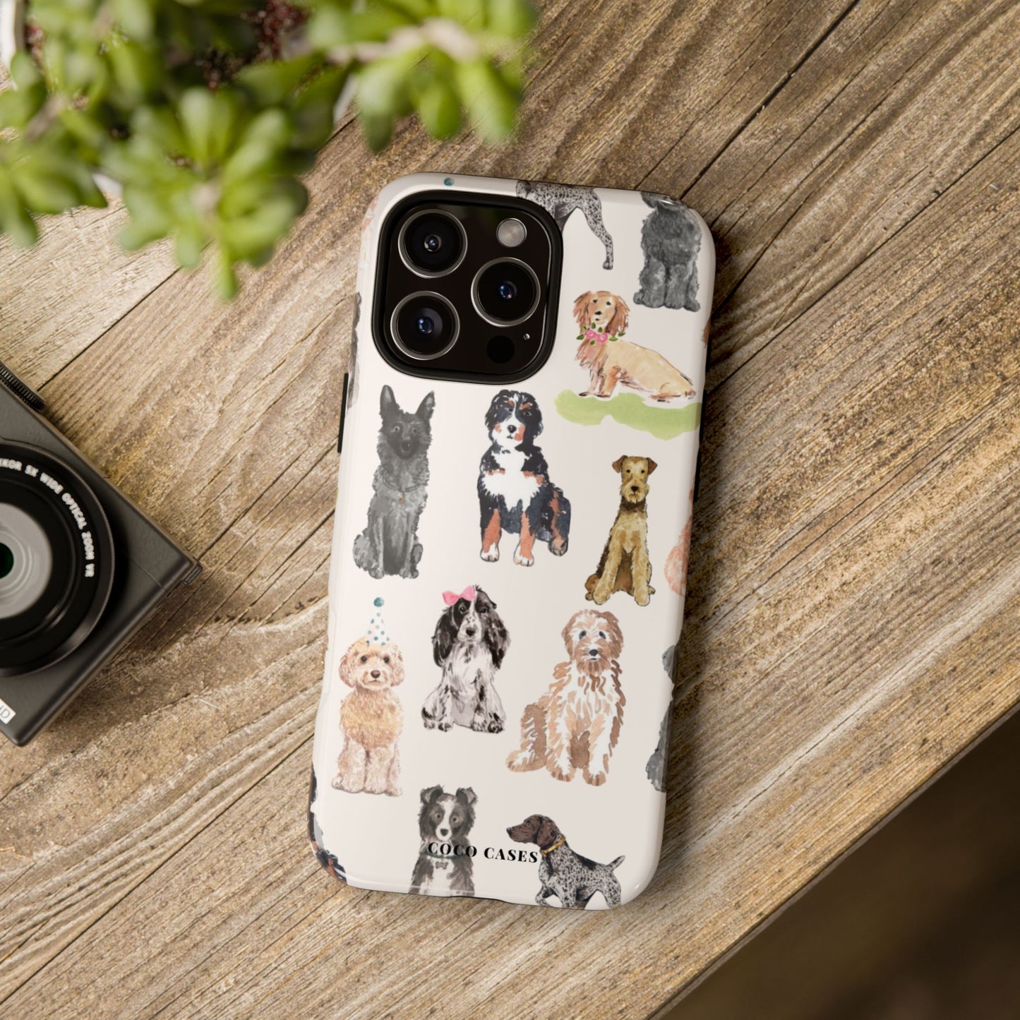 Puppy Party iPhone Case