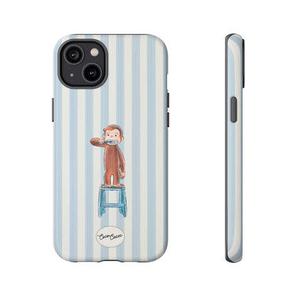 Striped Monkey iPhone Case