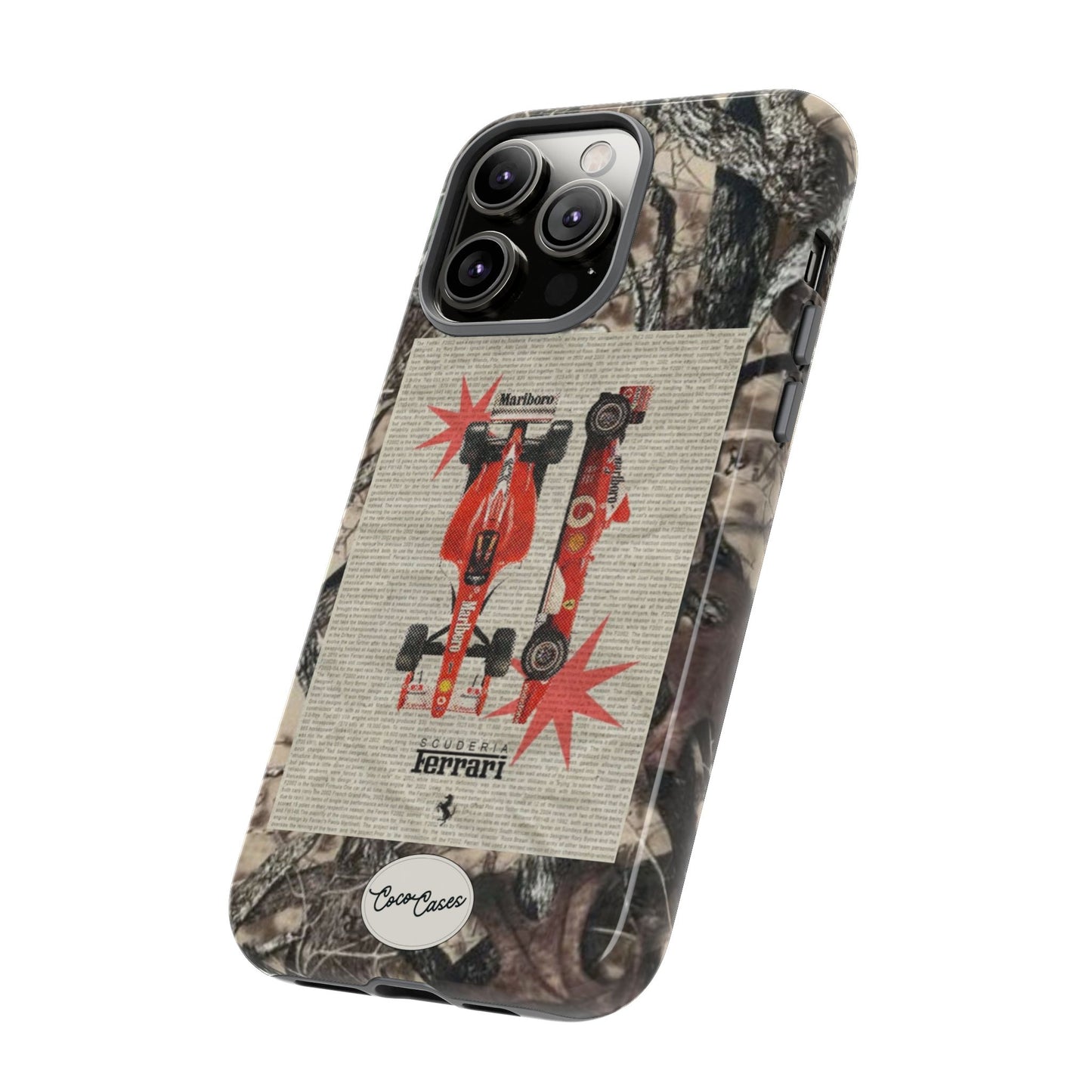Camouflage Ferrari iPhone Case