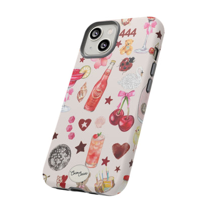 Pink Clutter iPhone Case