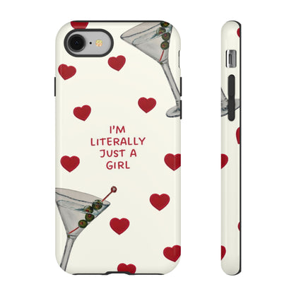 Literally A Girl iPhone Case