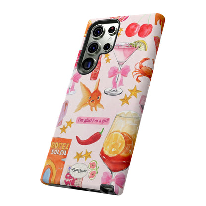 I'm glad I'm a girl Samsung Case