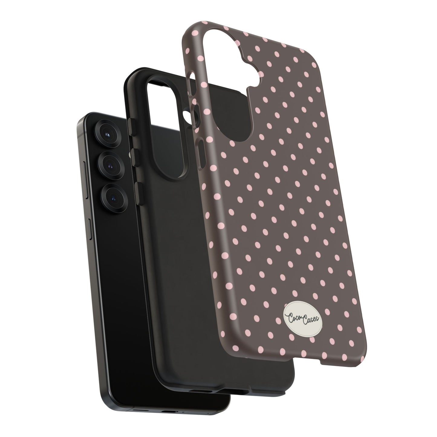 Brown Polka Dot Samsung Case