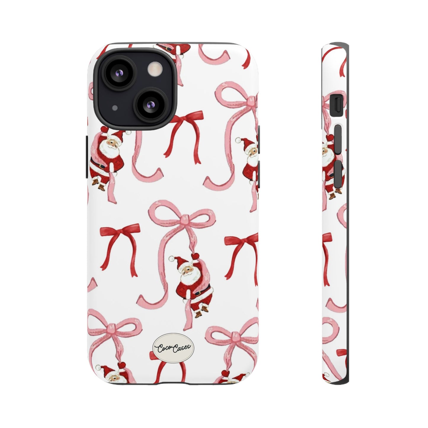 Santa’s Bow Ride iPhone Case