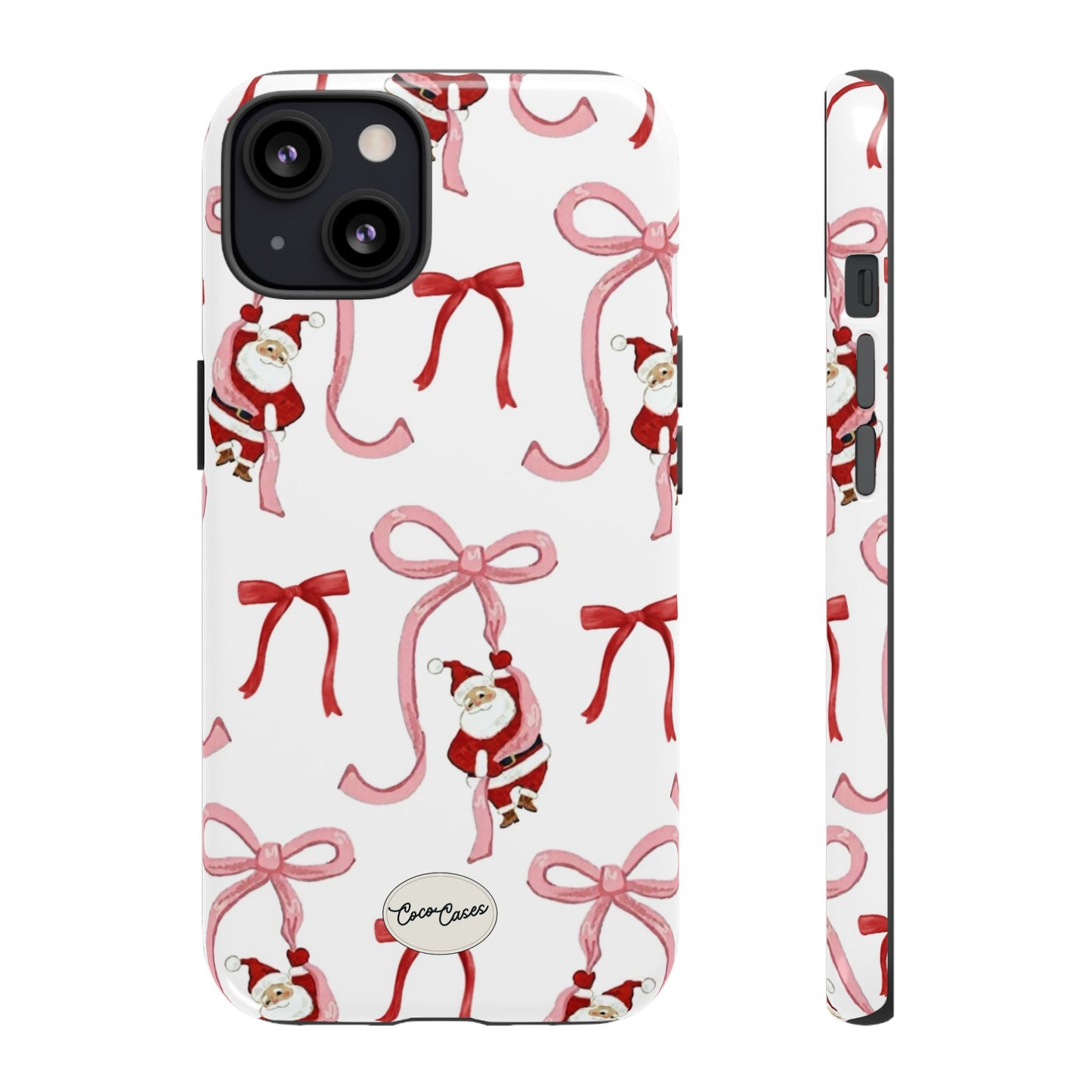 Santa’s Bow Ride iPhone Case