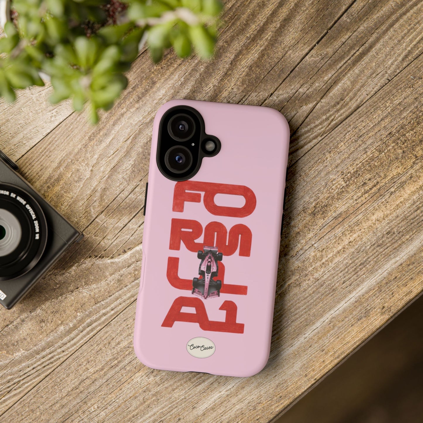 Pink Pitstop iPhone Case