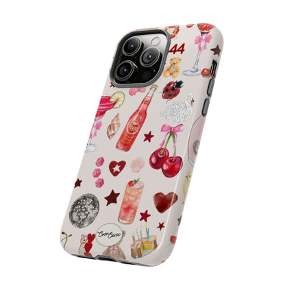 Pink Clutter iPhone Case