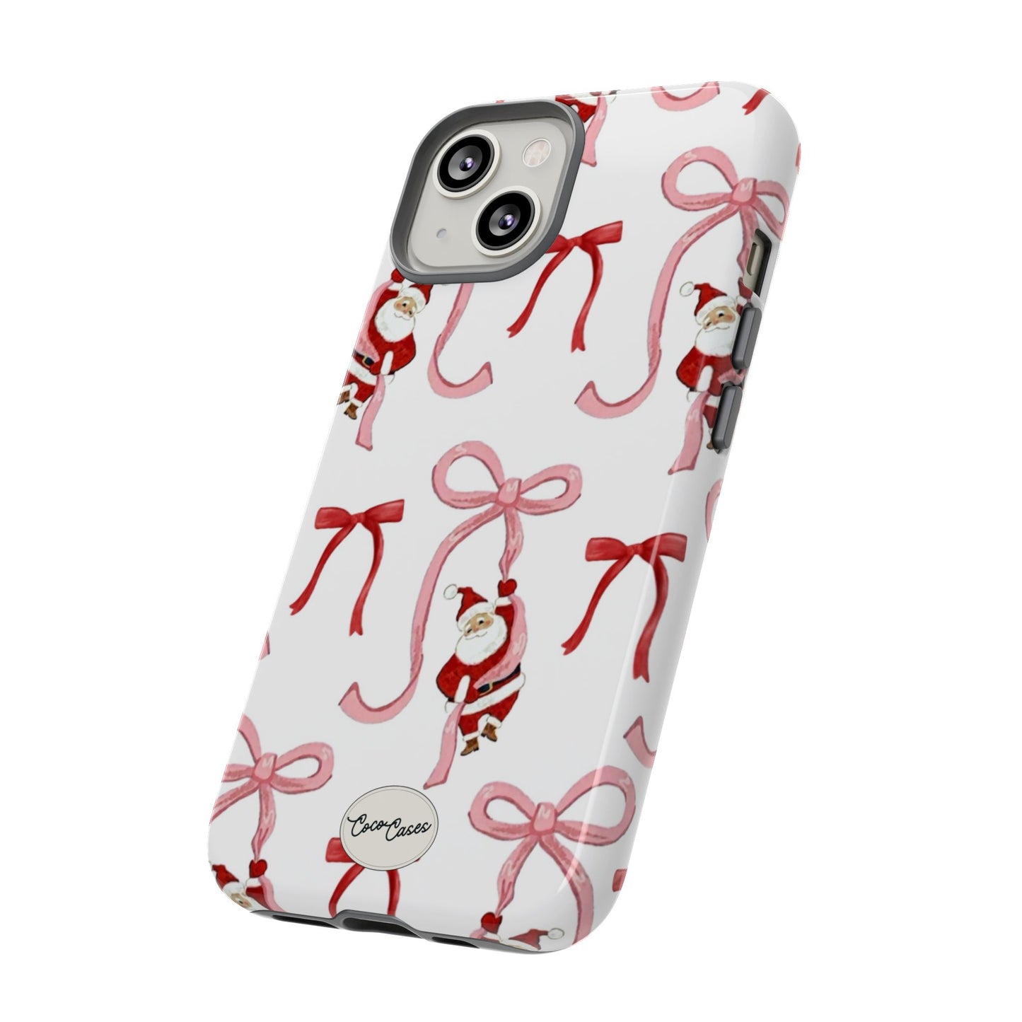 Santa’s Bow Ride iPhone Case