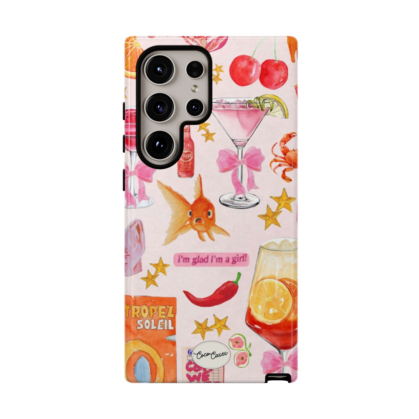 I'm glad I'm a girl Samsung Case