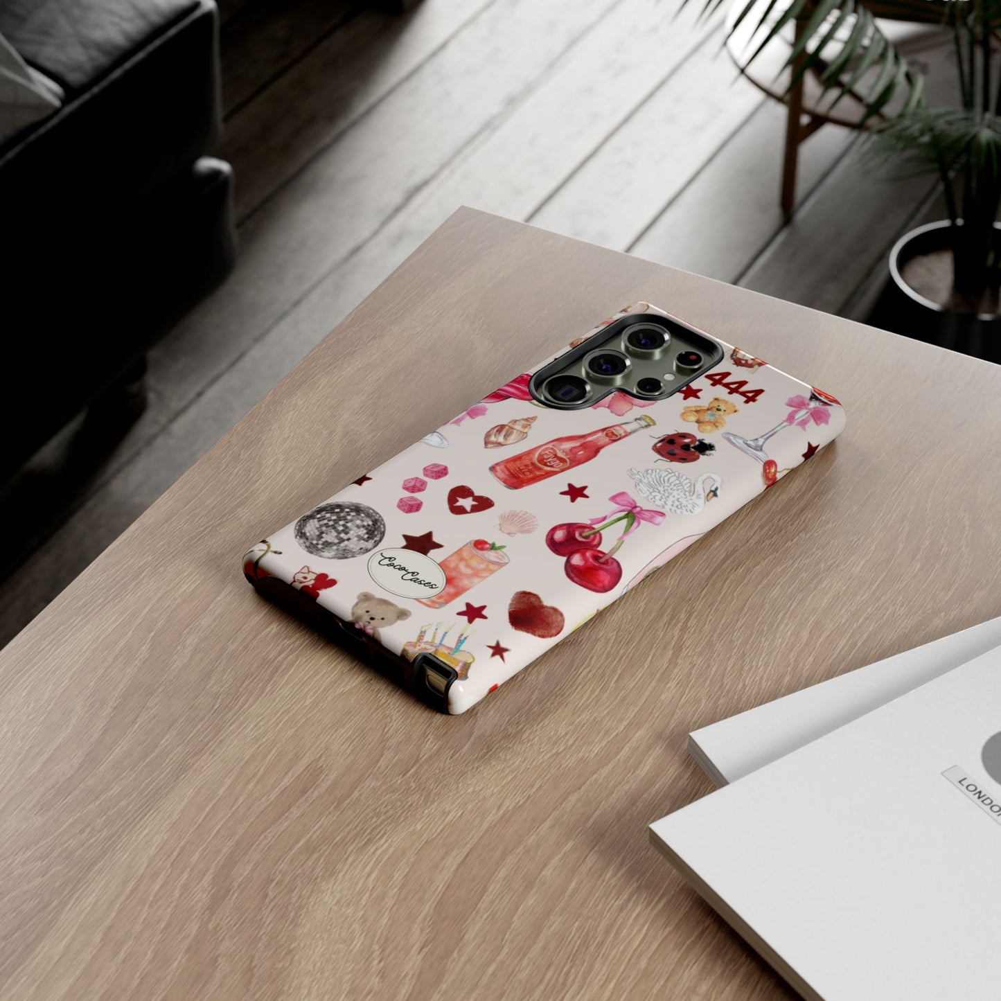 Pink Clutter Samsung Case