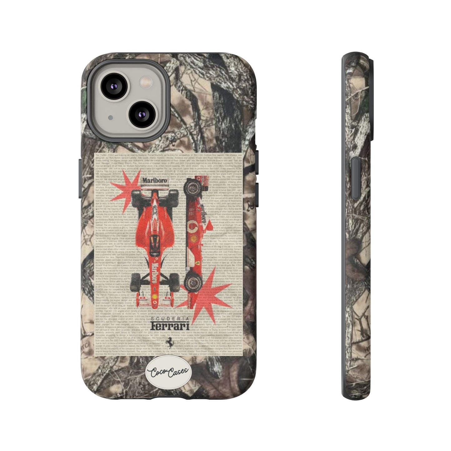 Camouflage Ferrari iPhone Case