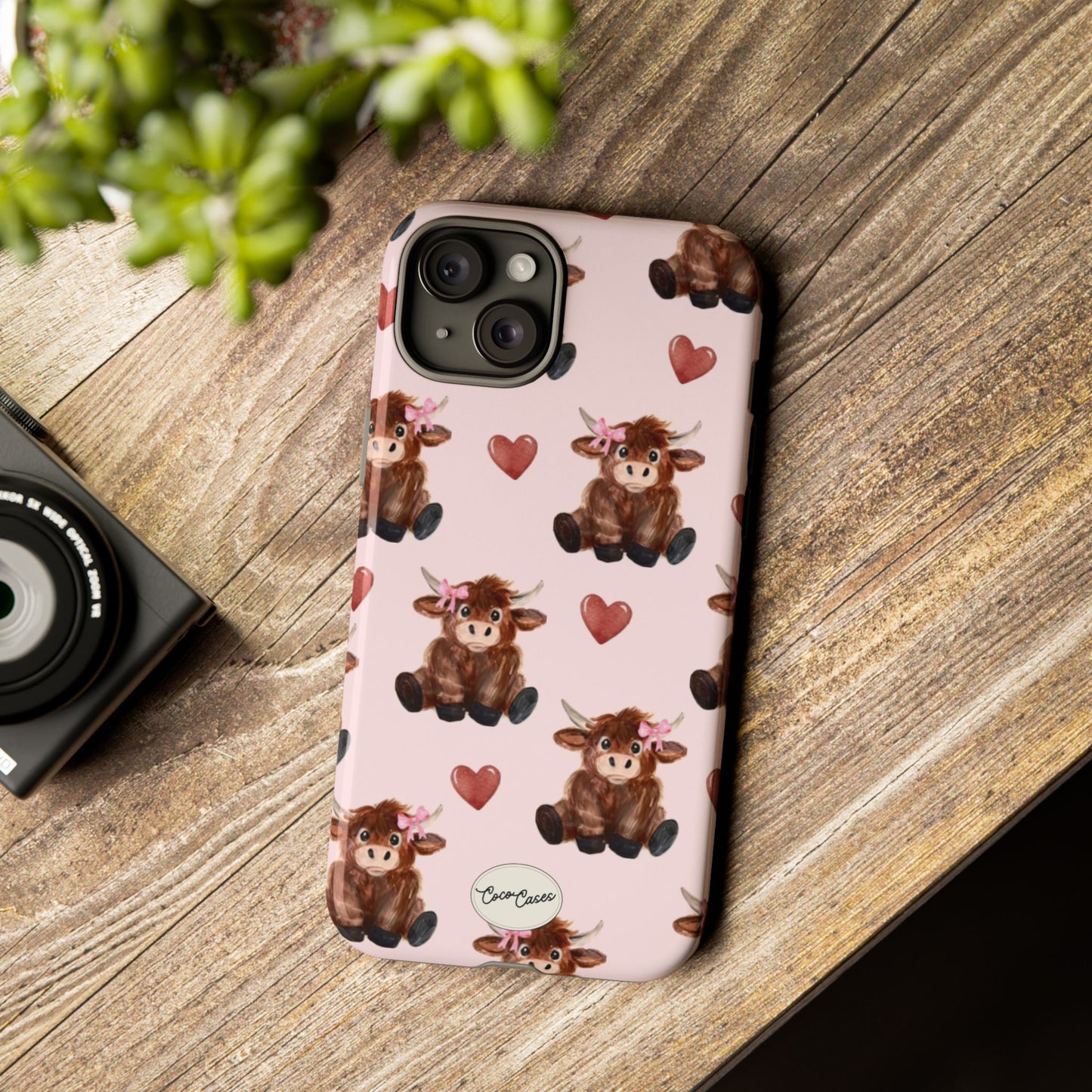 Highland Hearts iPhone Case