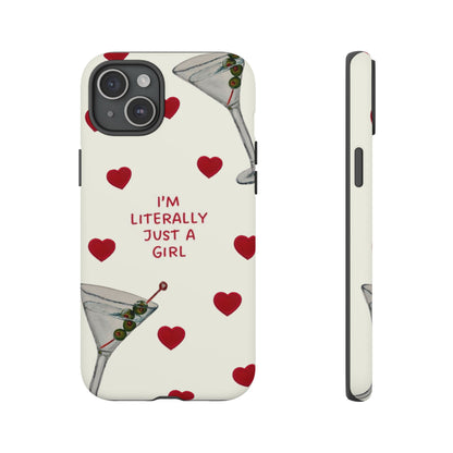 Literally A Girl iPhone Case