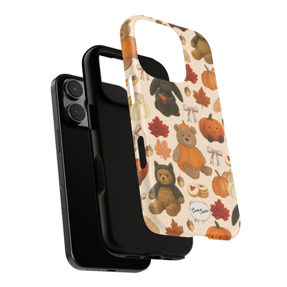 Autumn Teddies iPhone Case