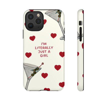 Literally A Girl iPhone Case