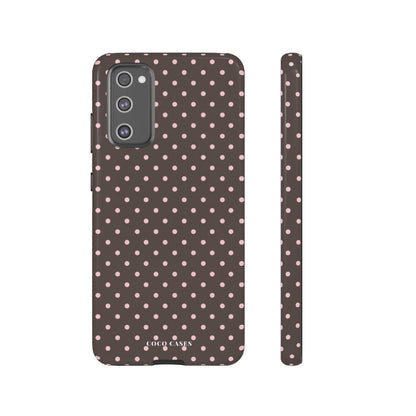 Brown Polka Dot Samsung Case