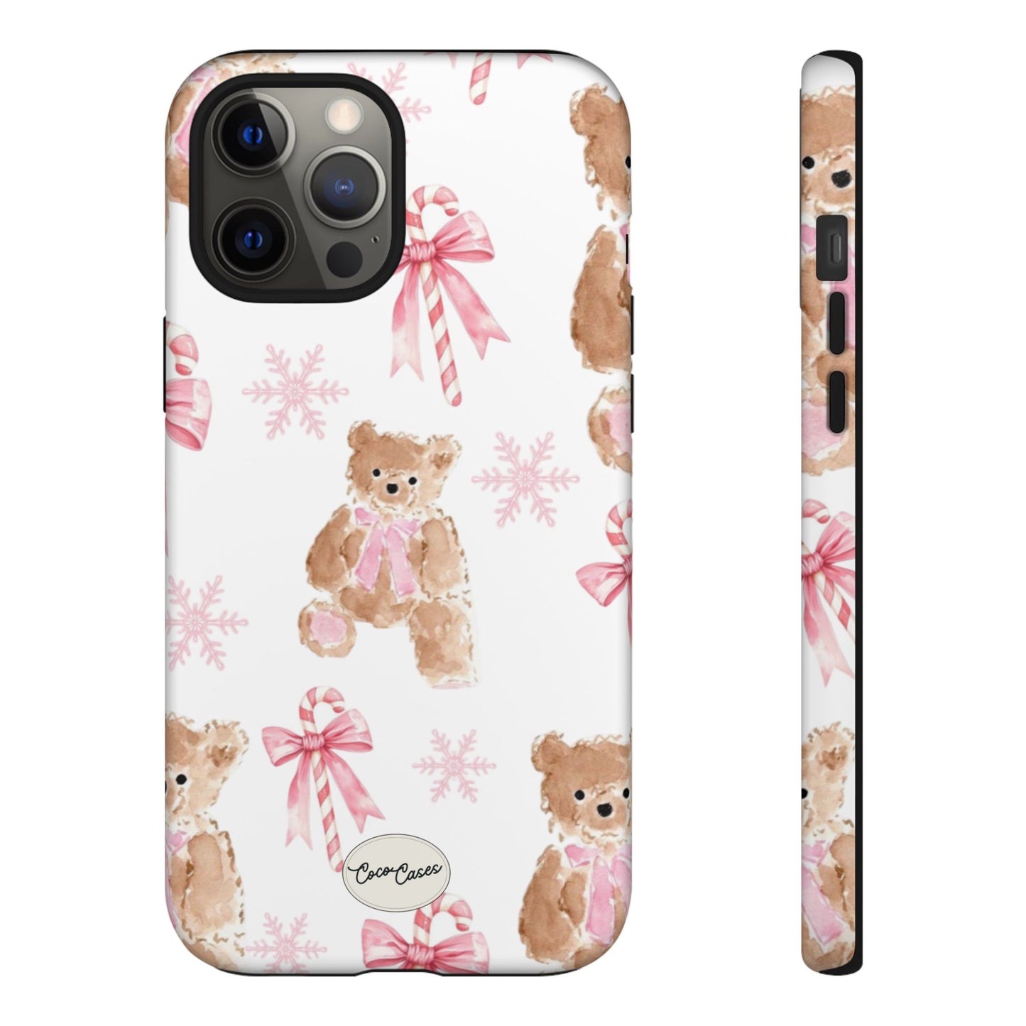 Blush Noel Bear iPhone Case