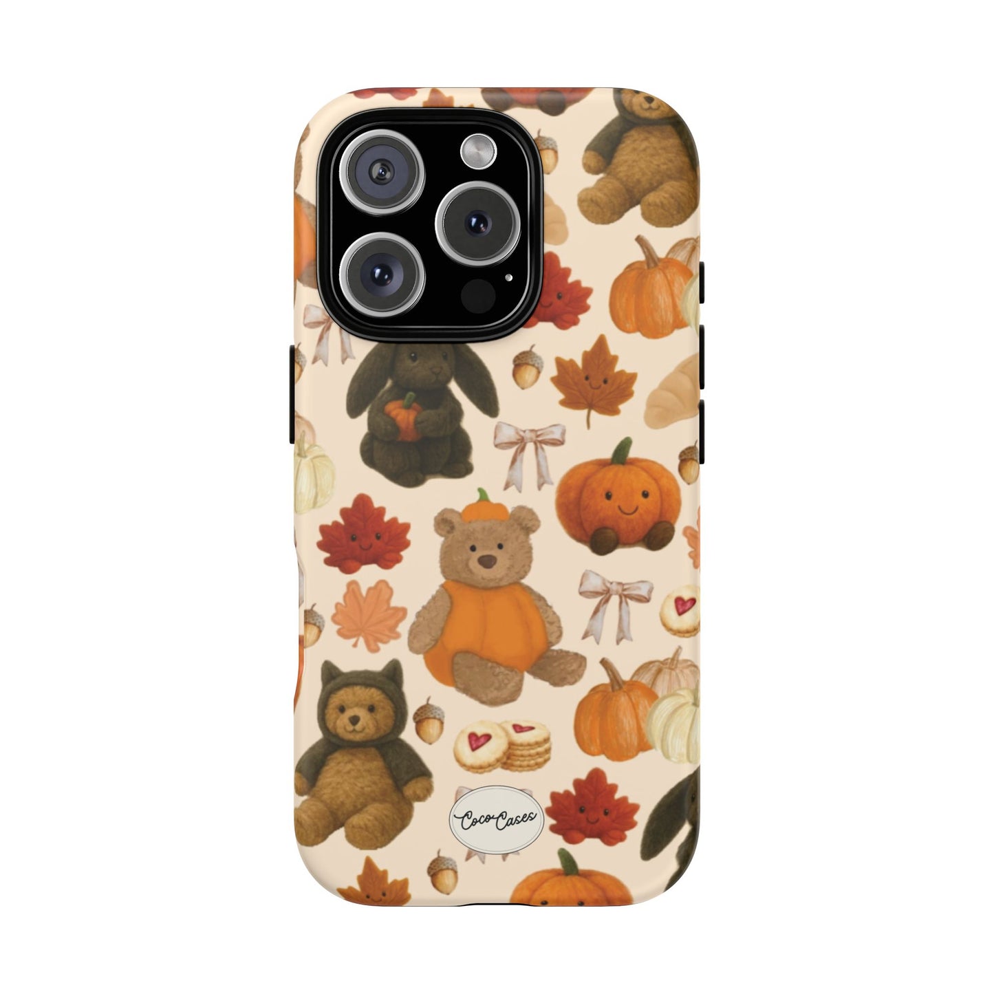 Autumn Teddies iPhone Case