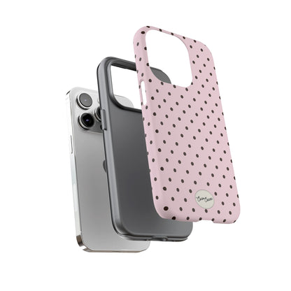 Pink Polka Dot iPhone Case