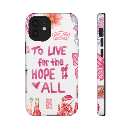 to live for the hope of it all iPhone Case