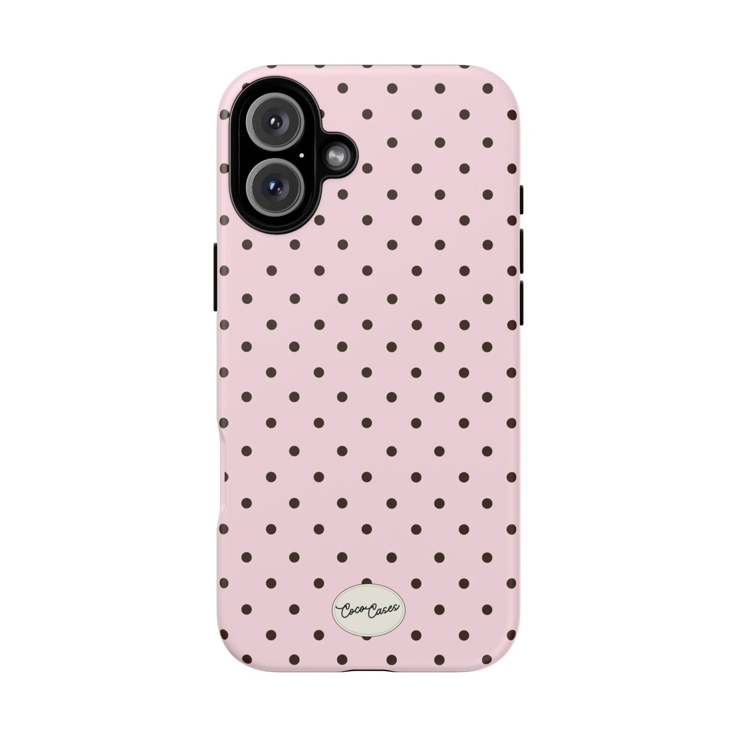 Pink Polka Dot iPhone Case