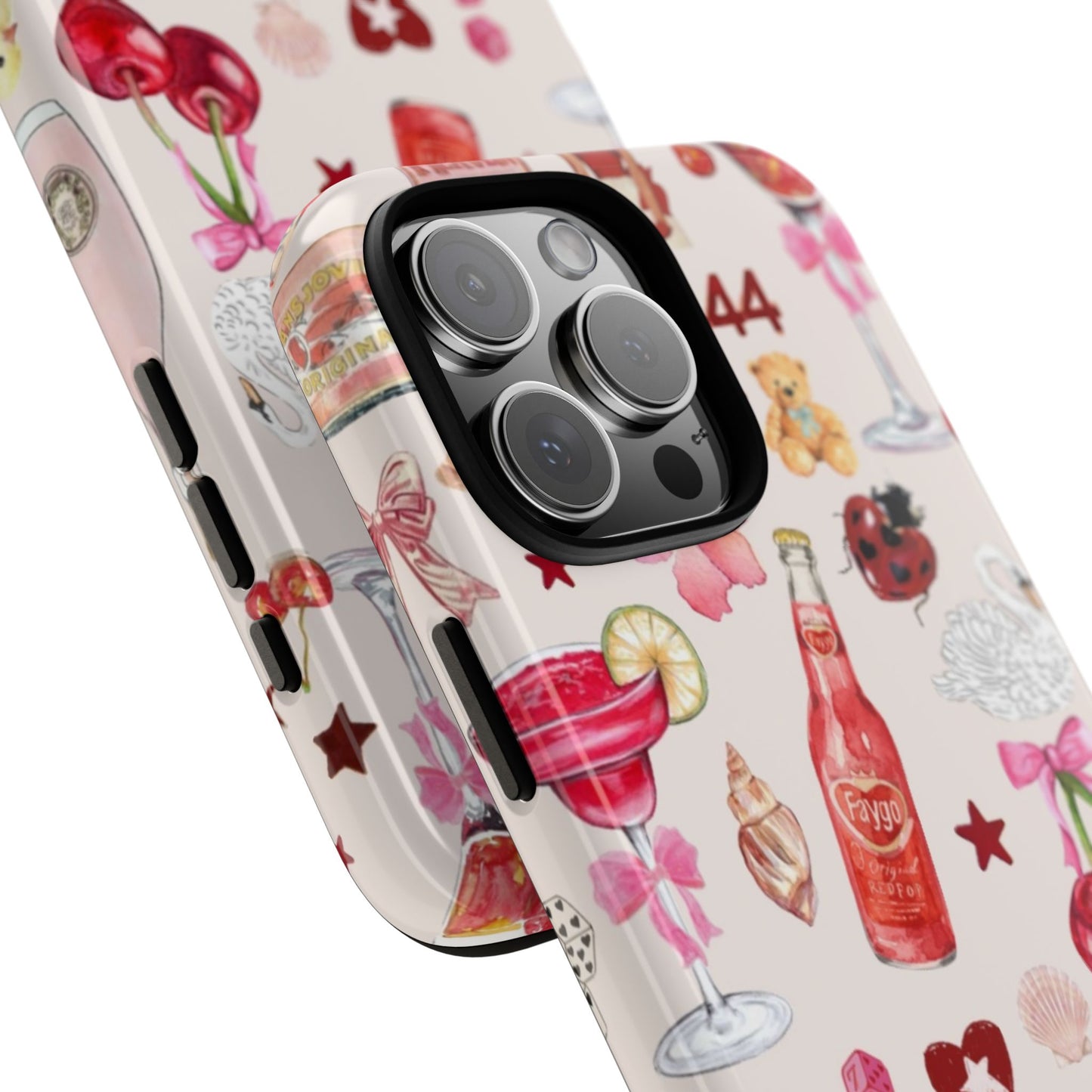 Pink Clutter iPhone Case
