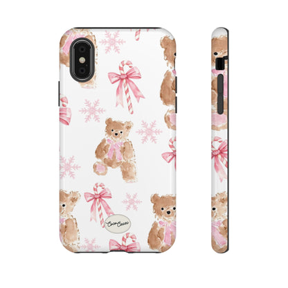 Blush Noel Bear iPhone Case