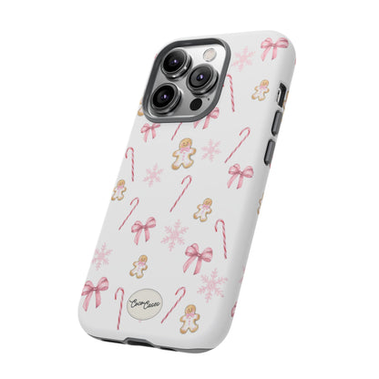 Pink Christmas iPhone Case