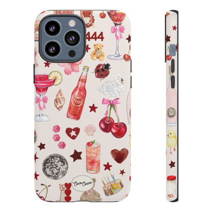 Pink Clutter iPhone Case