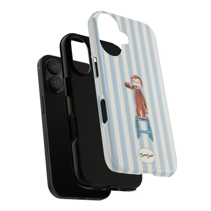 Striped Monkey iPhone Case