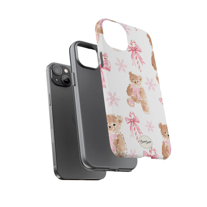 Blush Noel Bear iPhone Case