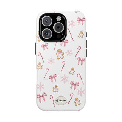 Pink Christmas iPhone Case