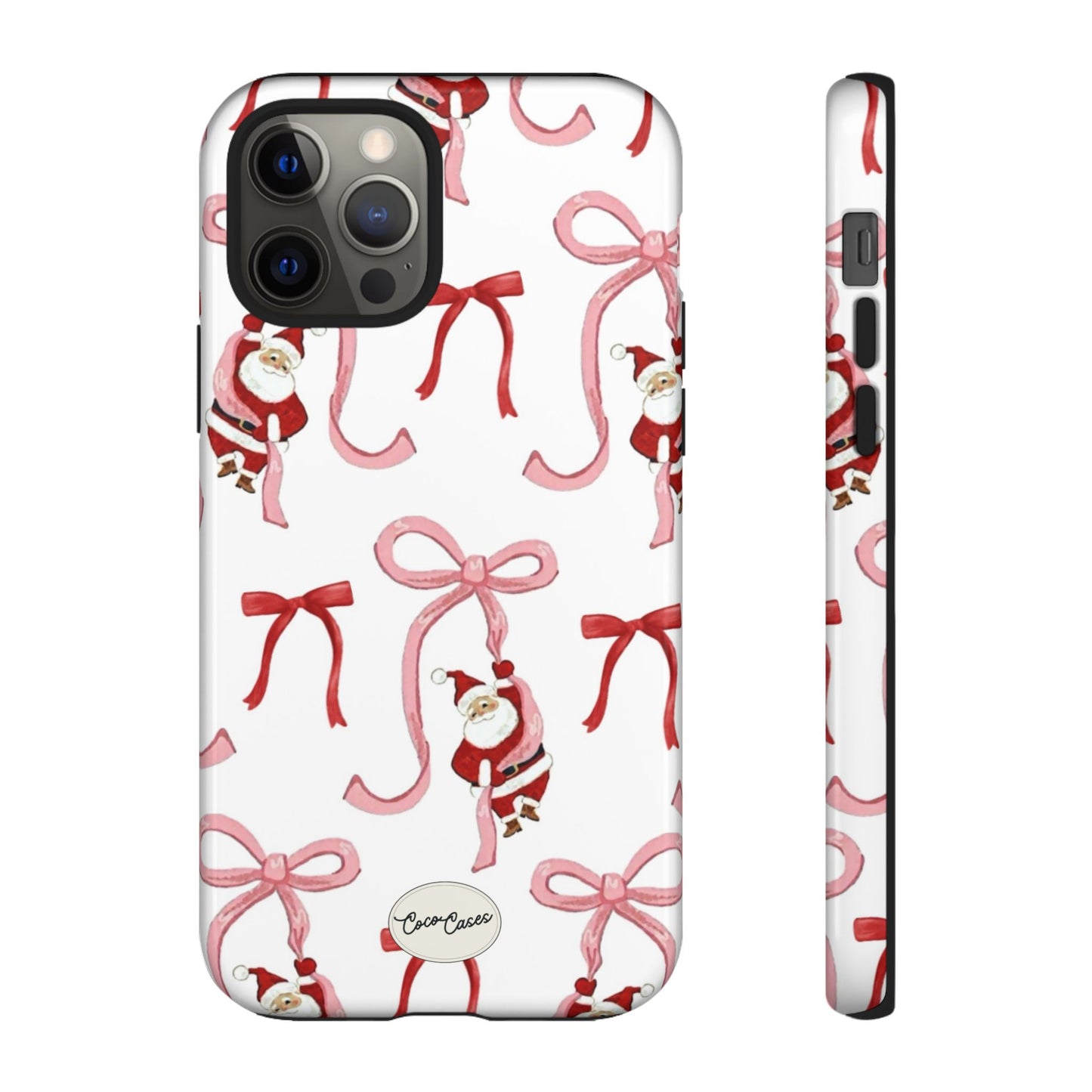 Santa’s Bow Ride iPhone Case
