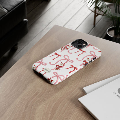 Santa’s Bow Ride iPhone Case