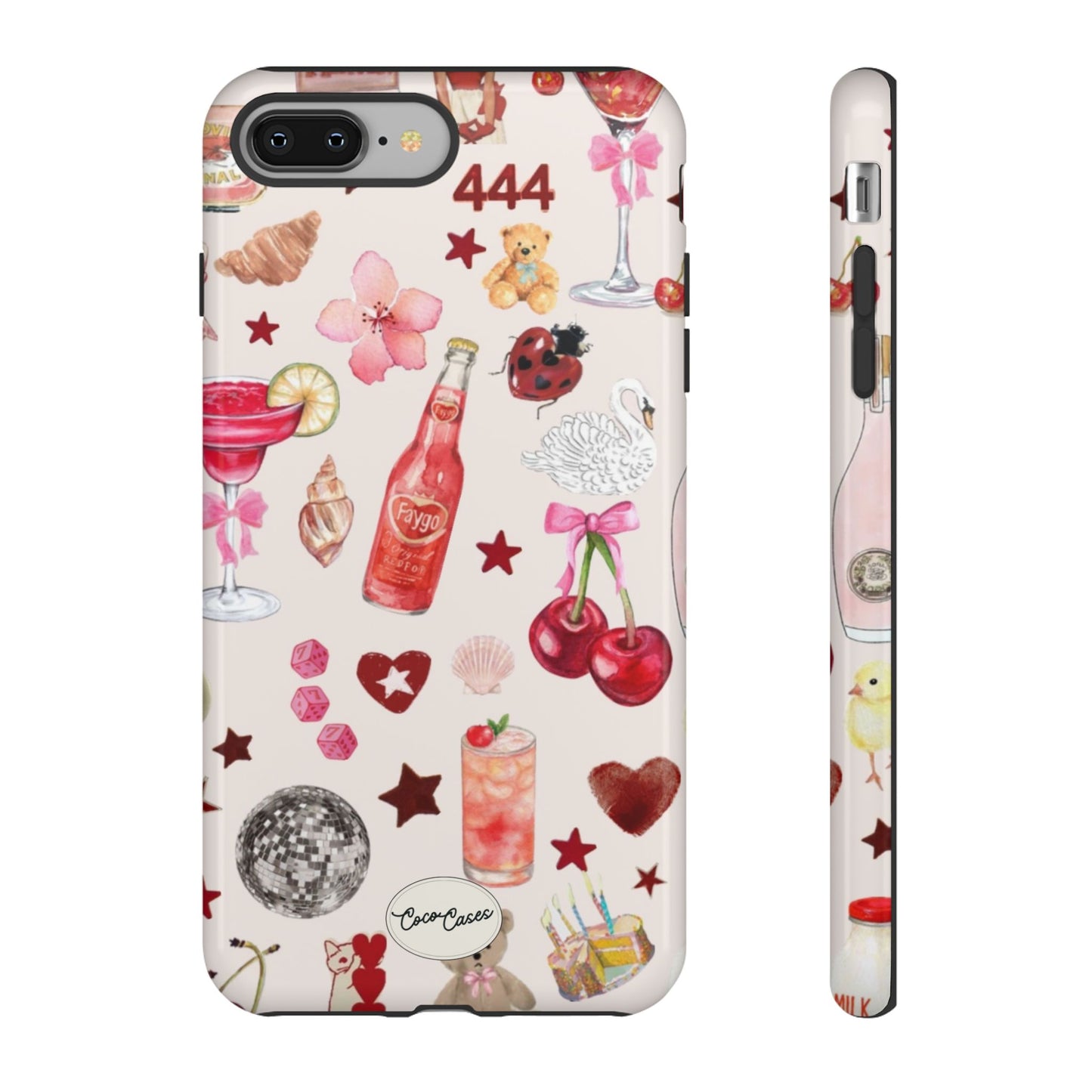 Pink Clutter iPhone Case