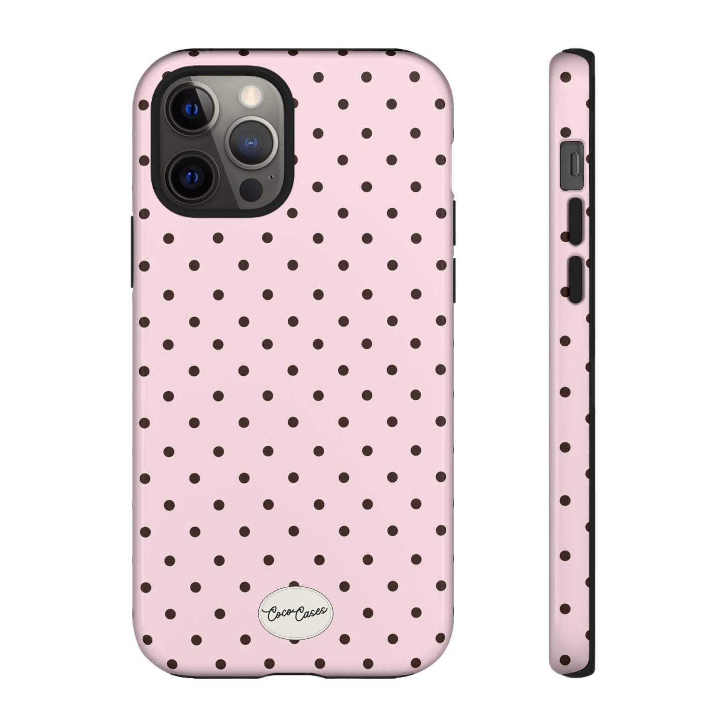 Pink Polka Dot iPhone Case