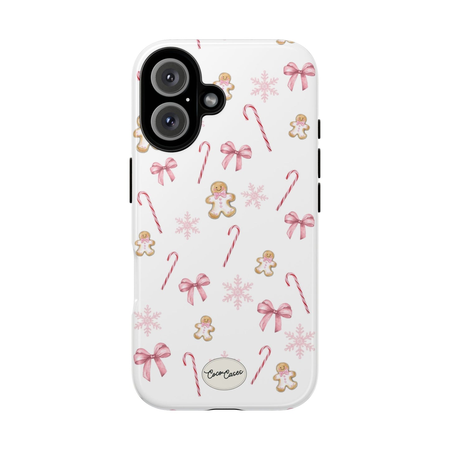 Pink Christmas iPhone Case